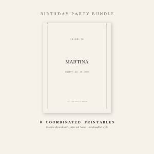 Birthday Party Sign Bundle — copertina del libro digitale BraiShop