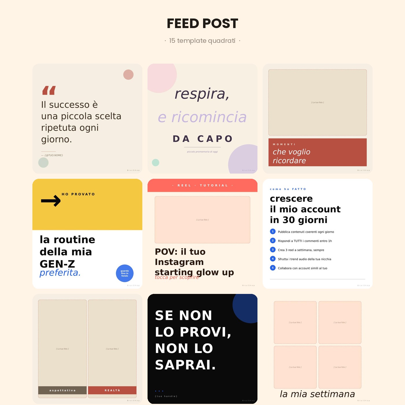 Pack 50 Template Canva — anteprima pagina 3