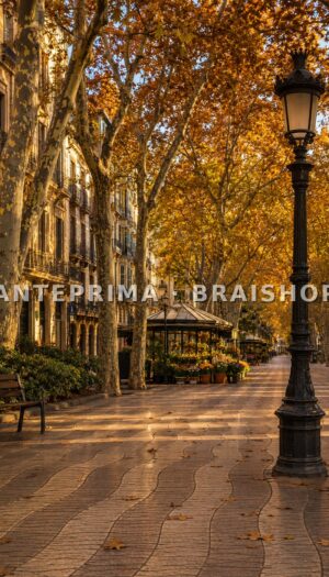 Wall Art Barcellona Autunno — copertina del libro digitale BraiShop