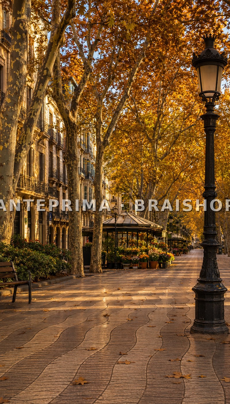Wall Art Barcellona Autunno — copertina del libro digitale BraiShop