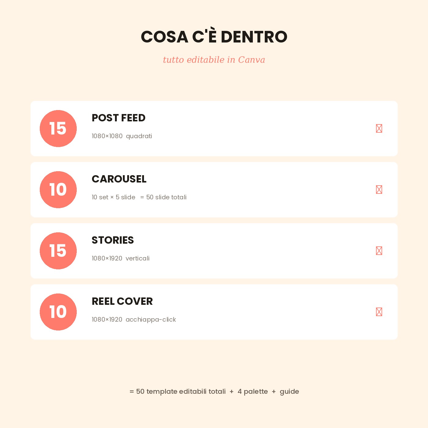 Pack 50 Template Canva — anteprima pagina 8