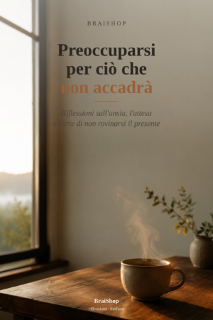 Preoccuparsi per ciò che non accadrà — copertina del libro digitale BraiShop