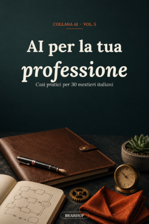 Cover AI per la tua professione — Collana AI Vol.5 BraiShop