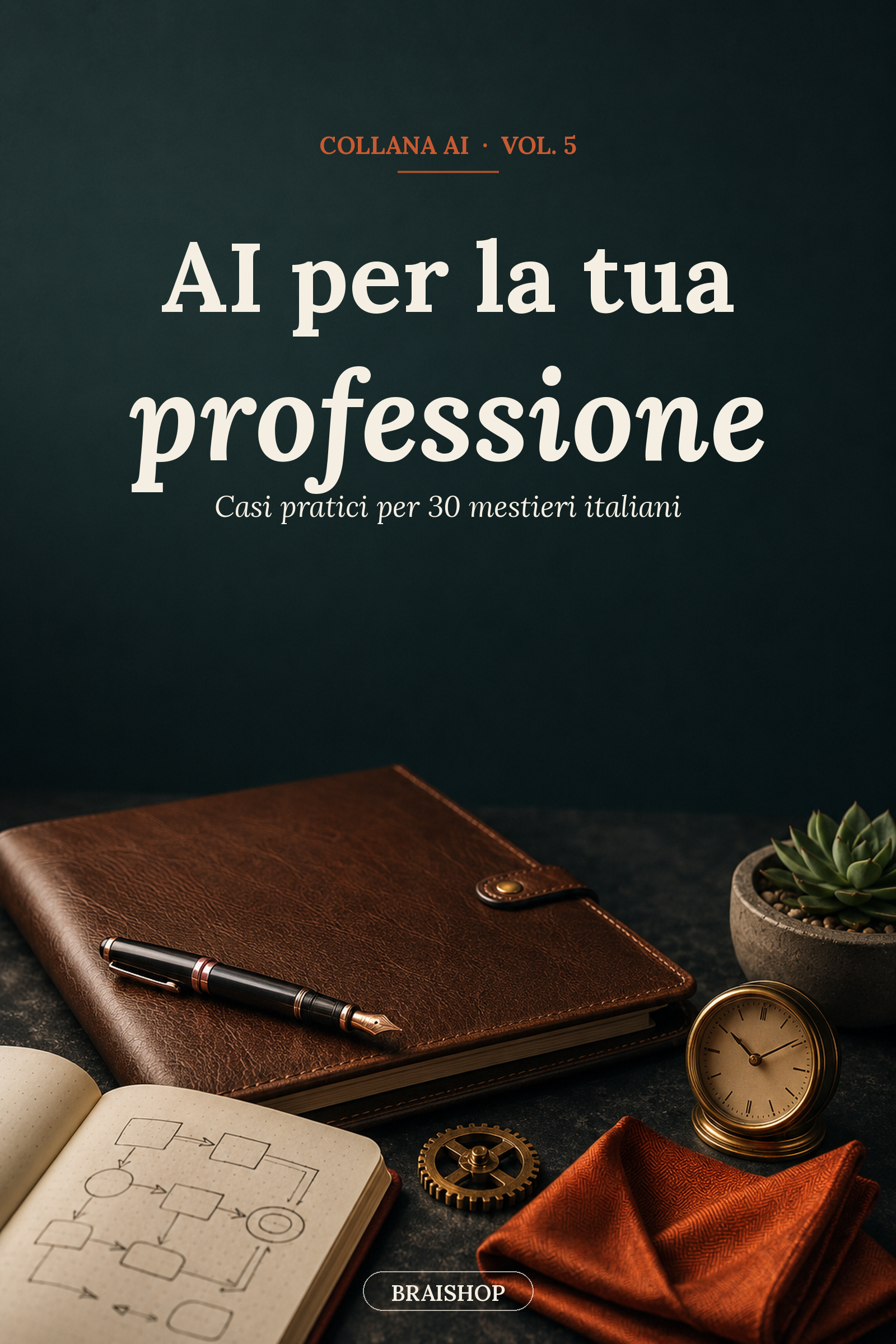 Cover AI per la tua professione — Collana AI Vol.5 BraiShop