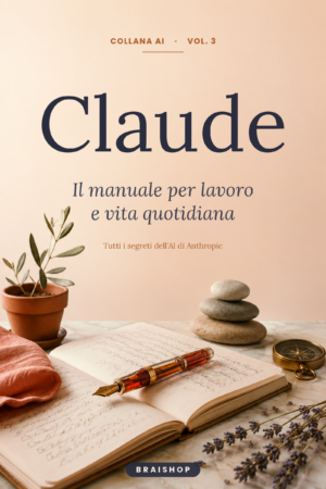 Cover Claude — Collana AI Vol.3 BraiShop