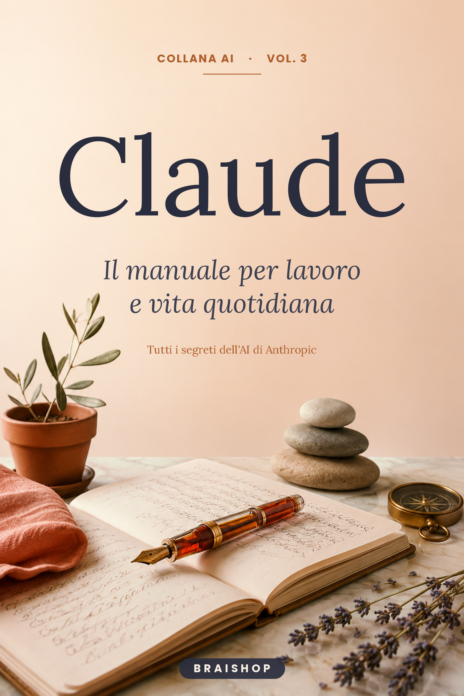 Cover Claude — Collana AI Vol.3 BraiShop