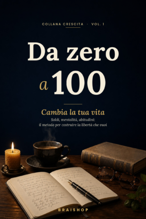 Cover Da zero a 100 — Cambia la tua vita, Collana Crescita Vol.1 BraiShop