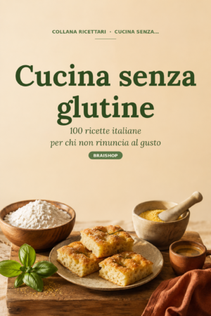 Cucina senza glutine — copertina del libro digitale BraiShop