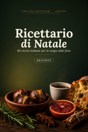 Cover Ricettario di Natale — Collana Ricettari Festivi BraiShop