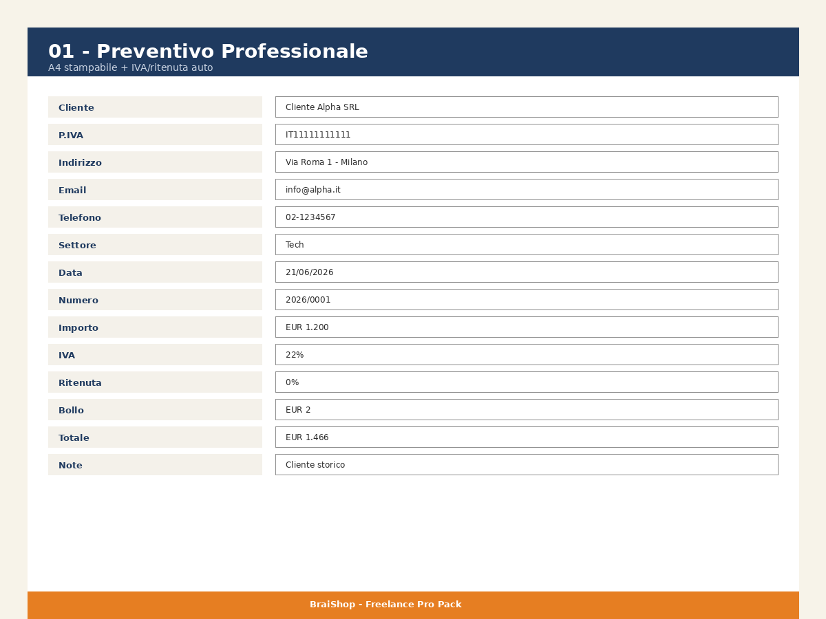 Freelance Pro — anteprima pagina 2