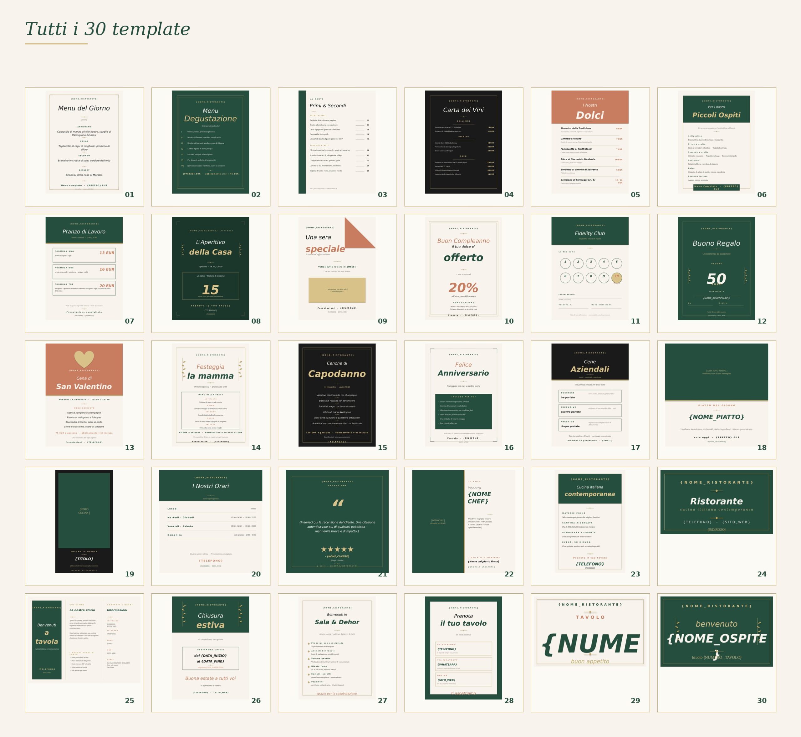 Pack 30 Template Canva — anteprima pagina 3