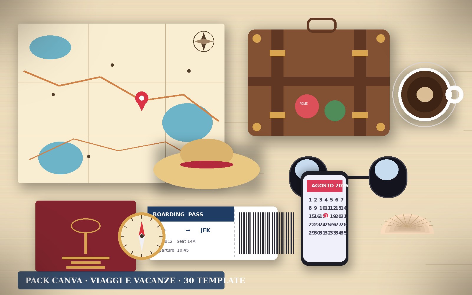 Pack 30 Template Canva — copertina del libro digitale BraiShop