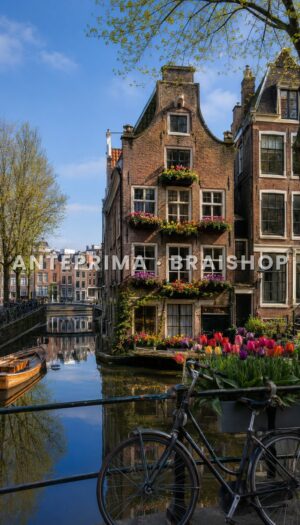 Wall Art Amsterdam Primavera — copertina del libro digitale BraiShop