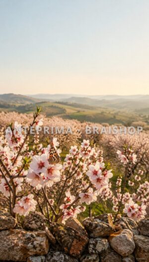 Anteprima Wall Art Primavera Mandorli in fiore Sicilia