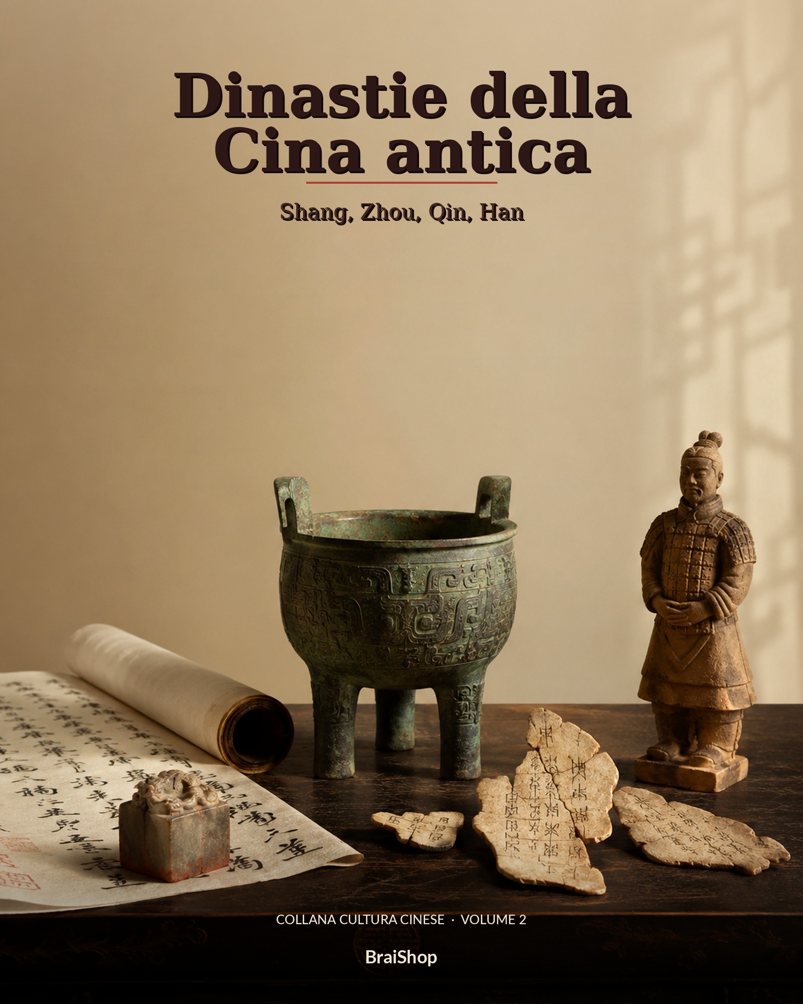Dinastie della Cina antica — copertina del libro digitale BraiShop