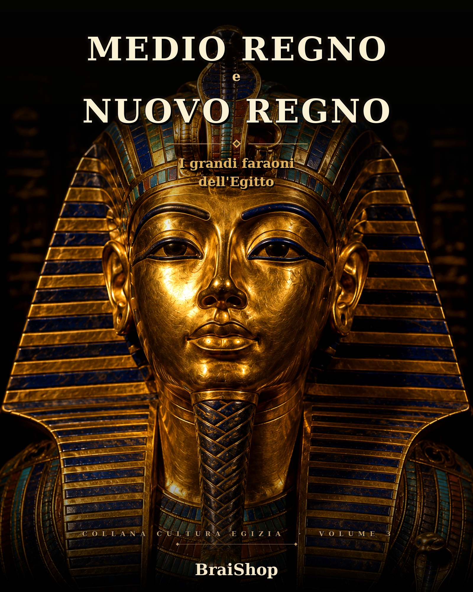 Medio Regno e Nuovo Regno grandi faraoni — copertina del libro digitale BraiShop
