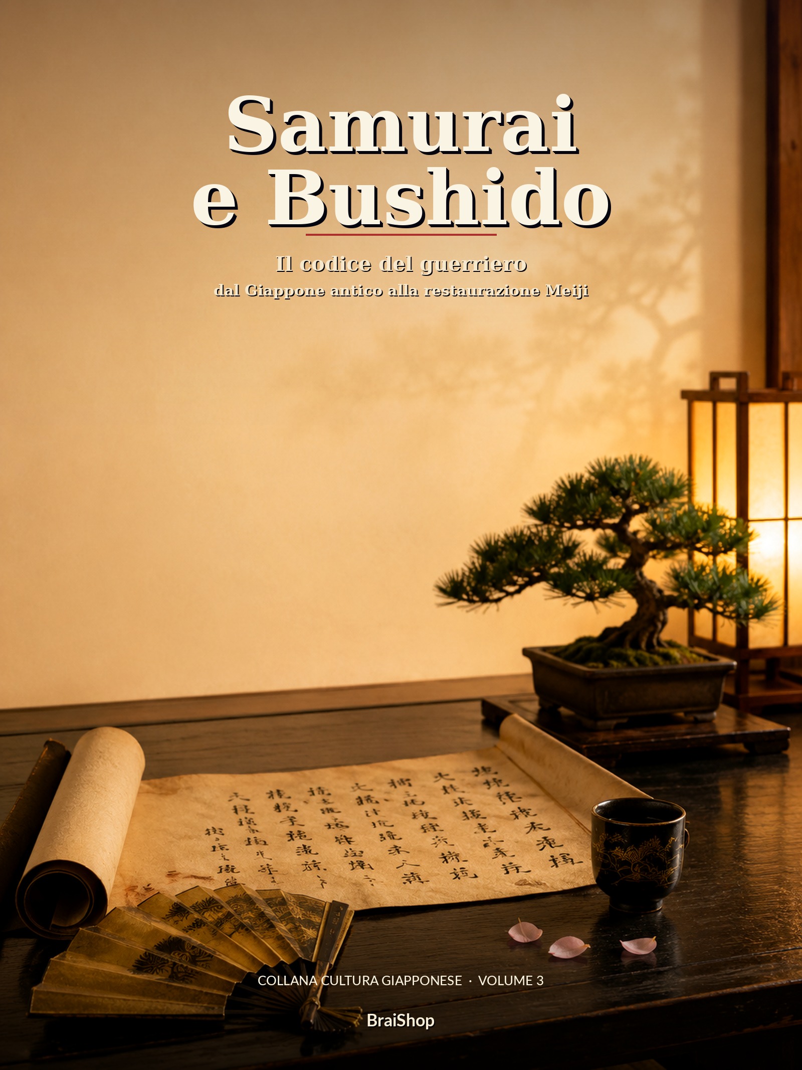 Samurai e Bushido — copertina del libro digitale BraiShop