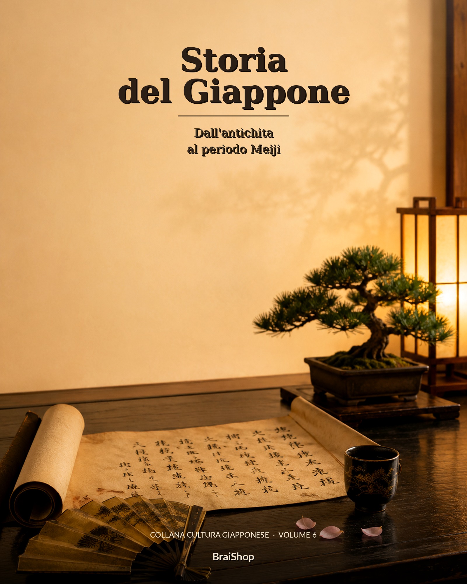 Storia del Giappone — copertina del libro digitale BraiShop