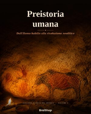 Preistoria umana — copertina del libro digitale BraiShop