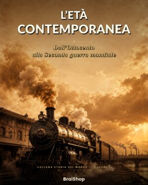 L'età contemporanea Ottocento Novecento — copertina del libro digitale BraiShop