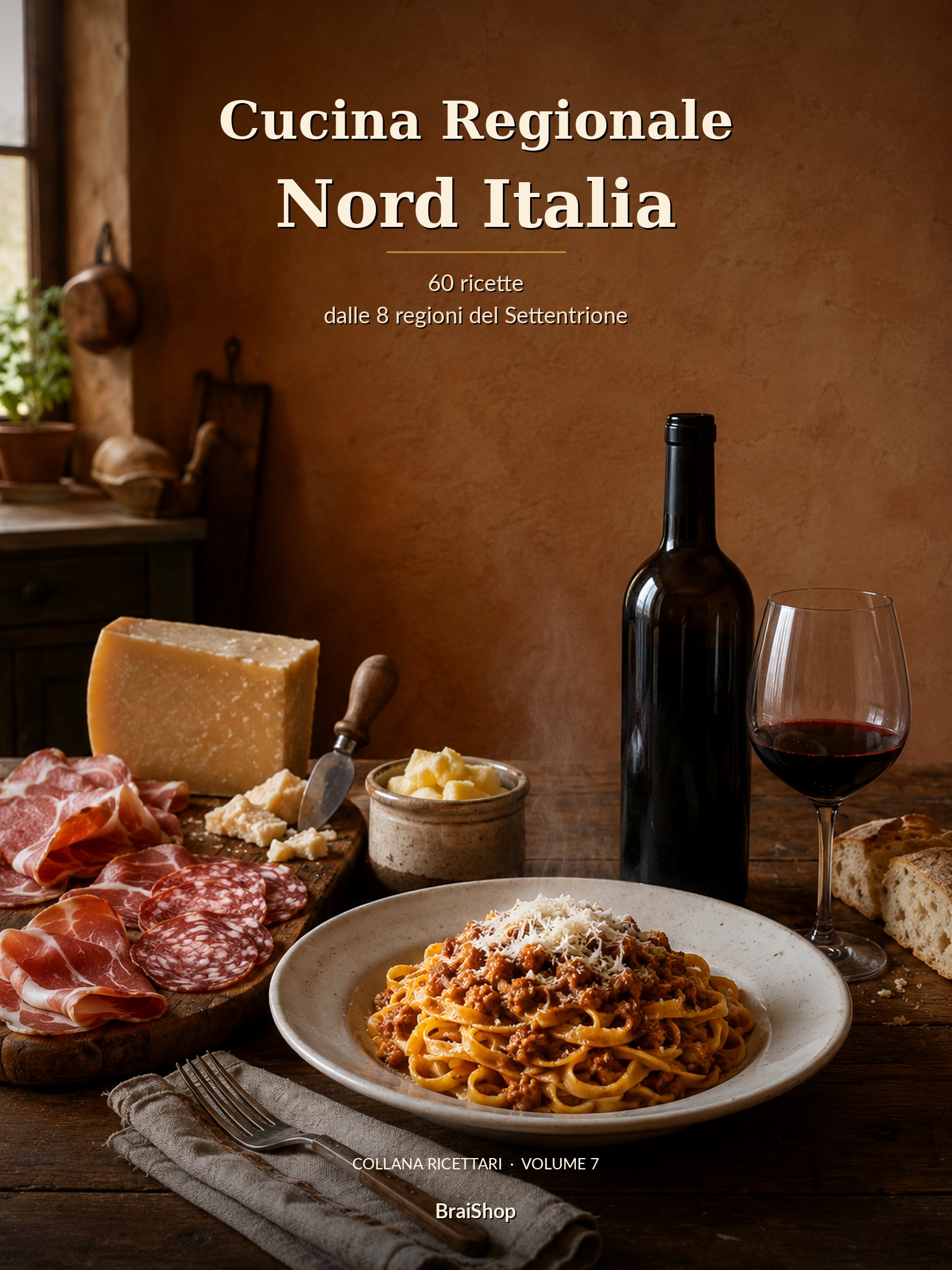 Cucina Regionale Nord Italia — copertina del libro digitale BraiShop